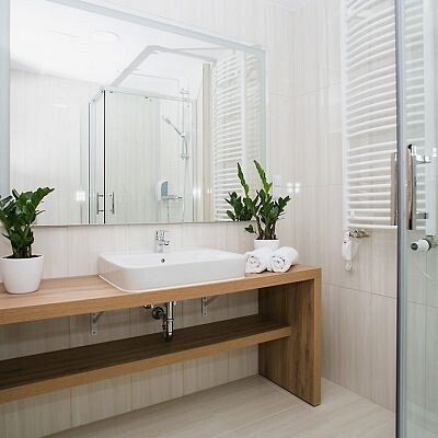 Ванная комната в гостиничном номере