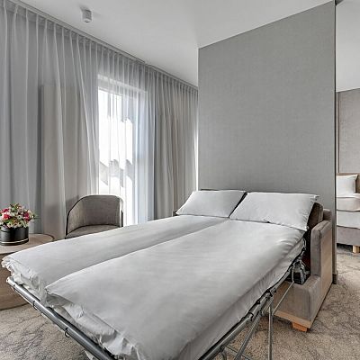 Студия с двуспальной кроватью